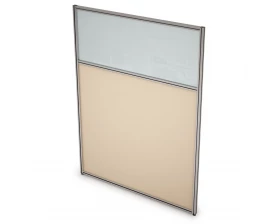 Перегородка напольная комби ЛДСП+Стекло 1400x1600x29 Арго images