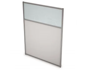 Перегородка напольная комби ЛДСП+Стекло 1600x1300x29 Арго images