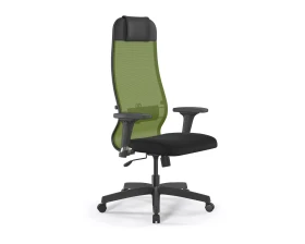 Кресло ErgoLife 11/подл.200/осн.Sit 001 Сетка/Ткань, Зеленый/Черный images