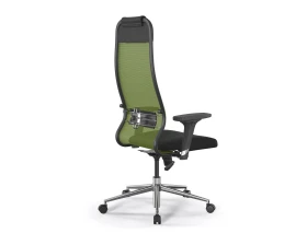 Кресло ErgoLife 11/подл.200/осн.Sit 052 Сетка/Ткань, Зеленый/Черный images