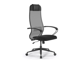 Кресло ErgoLife S 10 B1-111K M09.B11.G19.W02 Сетка/Ткань, Серый/Черный images