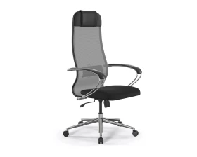 Кресло ErgoLife S 10 B1-111K M09.B23.G18.W01 Сетка/Ткань, Серый/Черный images