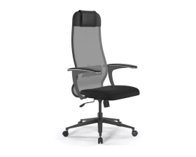 Кресло ErgoLife S 10 B1-111U M09.B11.G19.W02 Сетка/Ткань, Серый/Черный images