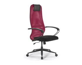 Кресло ErgoLife S 8 B1-8K M09.B11.G19.W01 Сетка/Ткань, Красный/Черный images