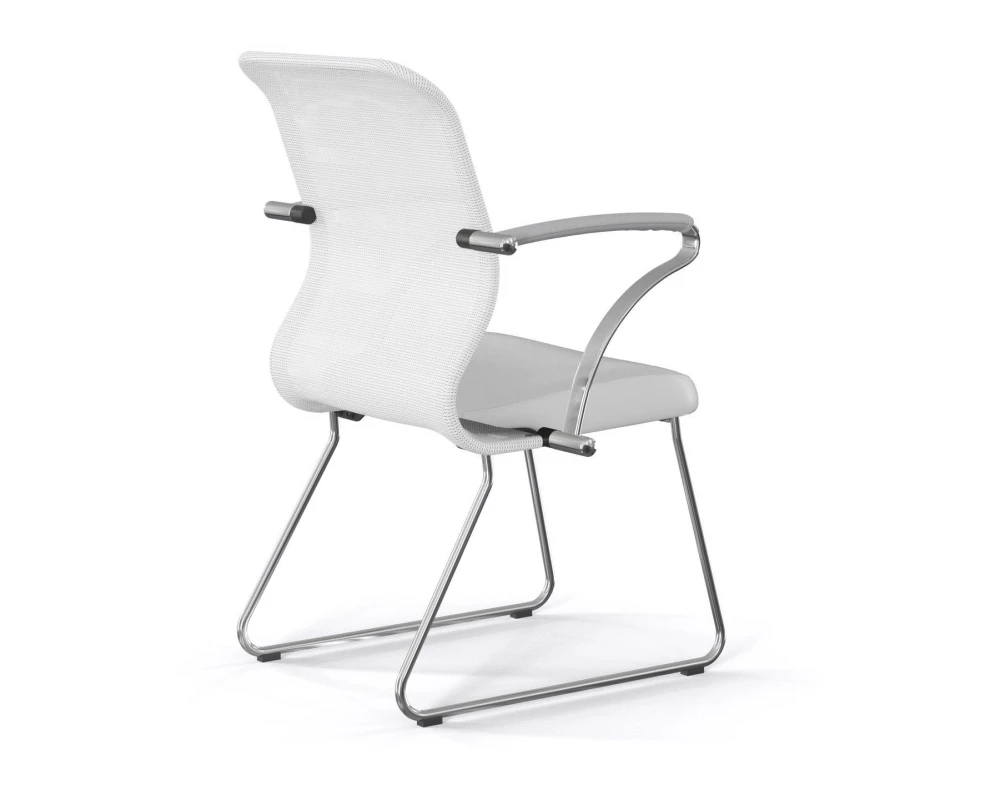 Кресло ErgoLife S 8 M4-9K F54 Сетка/Экокожа, Белый