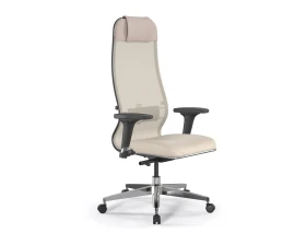 Кресло ErgoLife SynchroSit 10 B1-115D M23.B22.G18.W02 Сетка/Экокожа, Молочный images