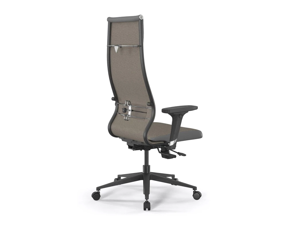 Кресло ErgoLife SynchroSit 10 B1-164D M18.B11.G19.W02 Ткань/Экокожа, Песочный/Серый