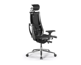 Кресло Y 4DF B2-15D M26.B32.G25.W03 Сетка/Экокожа, Черный images