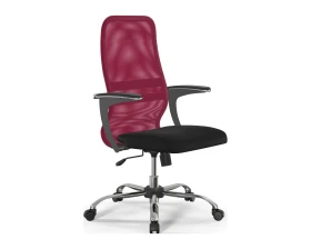 Кресло ErgoLife S 8 B2-8U M09.B21.G20.W01 Сетка, Красный/Черный images