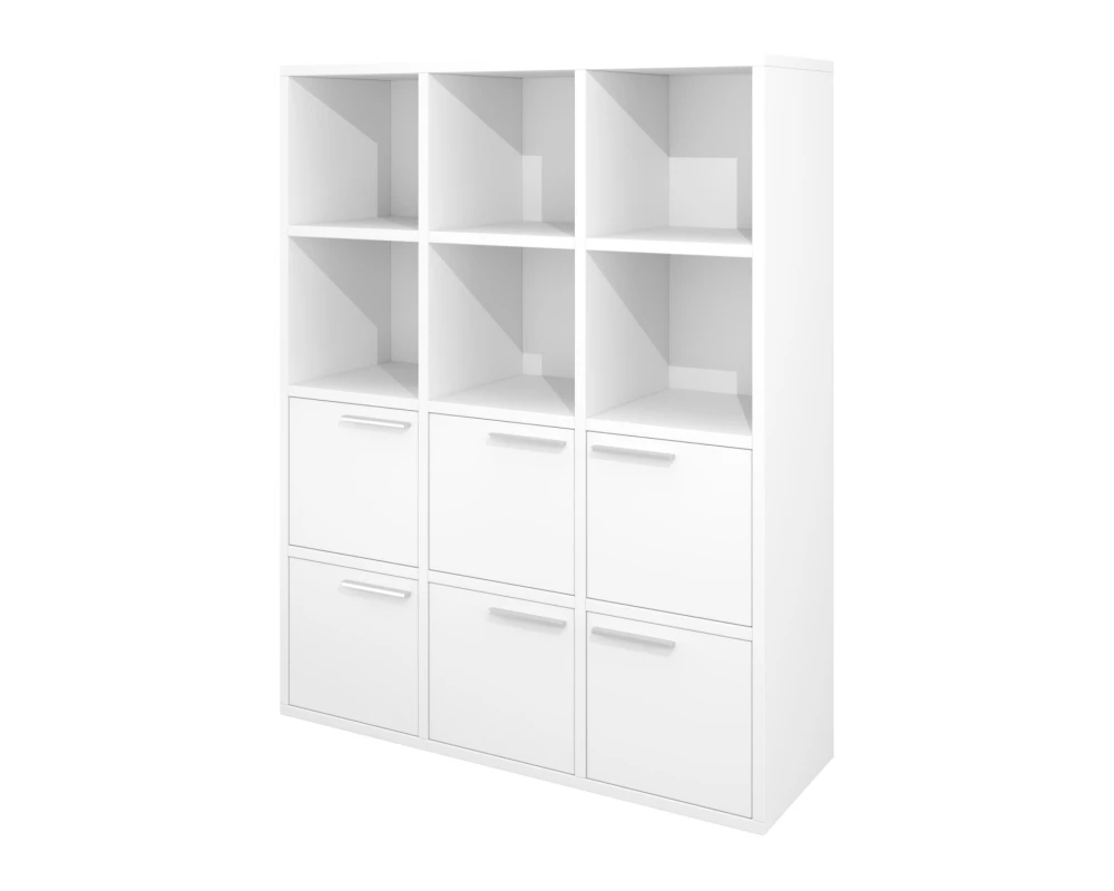 Стеллаж для ресепшена 1200х400х1500 Дублин