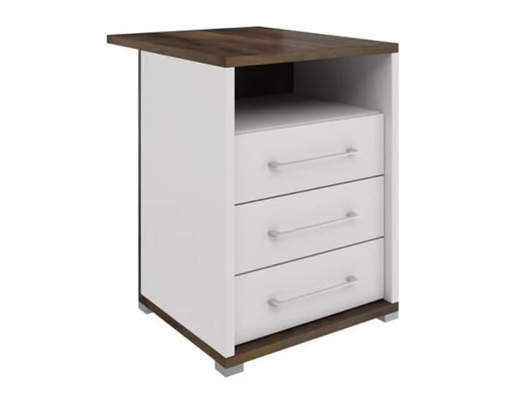 Тумба приставная с нишей и торцевым топом 554*680*750 МТ55 Милано