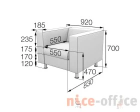 Кресло ALE1 Алекто MVK images
