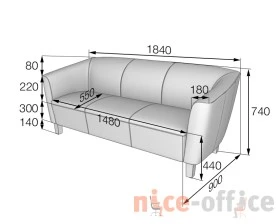 Диван 3-местный Ox3 Оксфорд MVK images