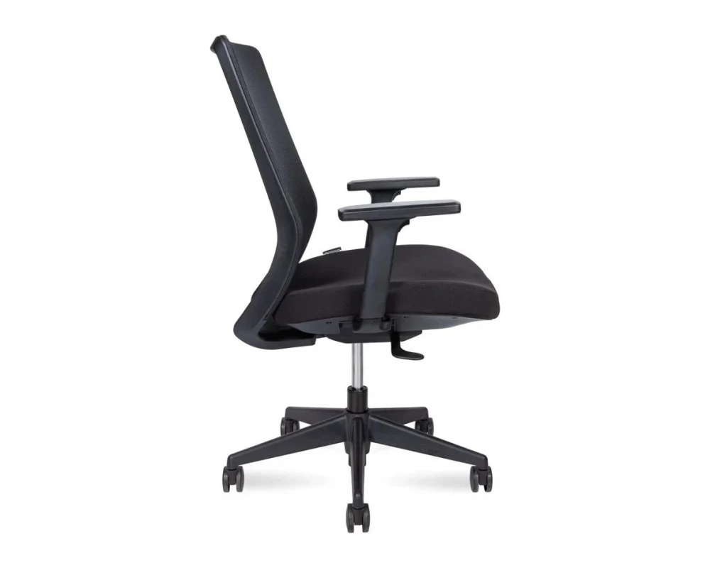 Кресло Norden Mono black LB Сетка/ Ткань, Черный