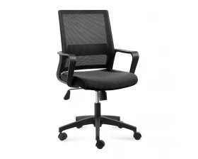 Офисное кресло Norden Бит LB Сетка/Ткань, Черный images