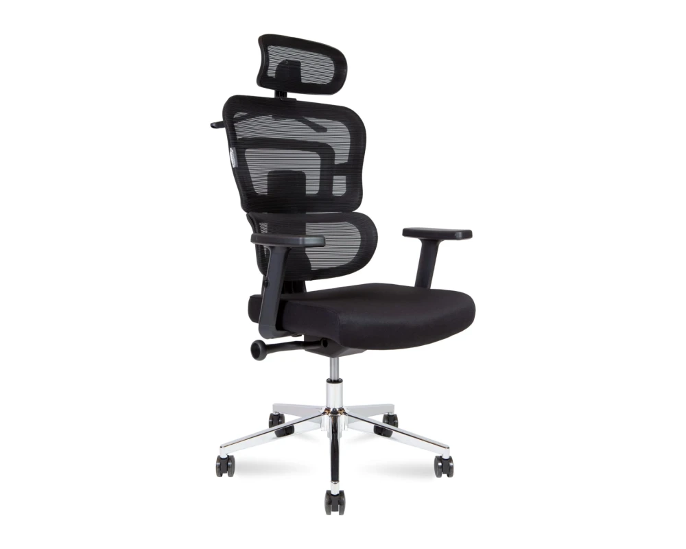 Кресло Norden Эрго / Ergo Сетка/Ткань, Черный