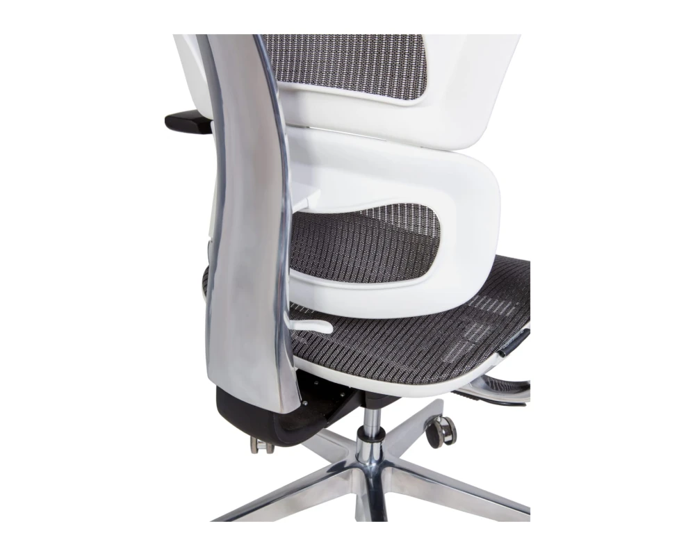 Кресло Norden Хироу / Hero white Сетка, Серый