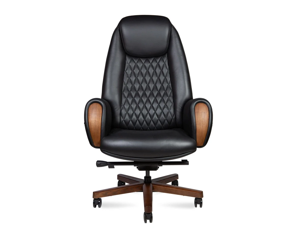 Кресло Norden Верди / Verdi Натуральная кожа, Черный