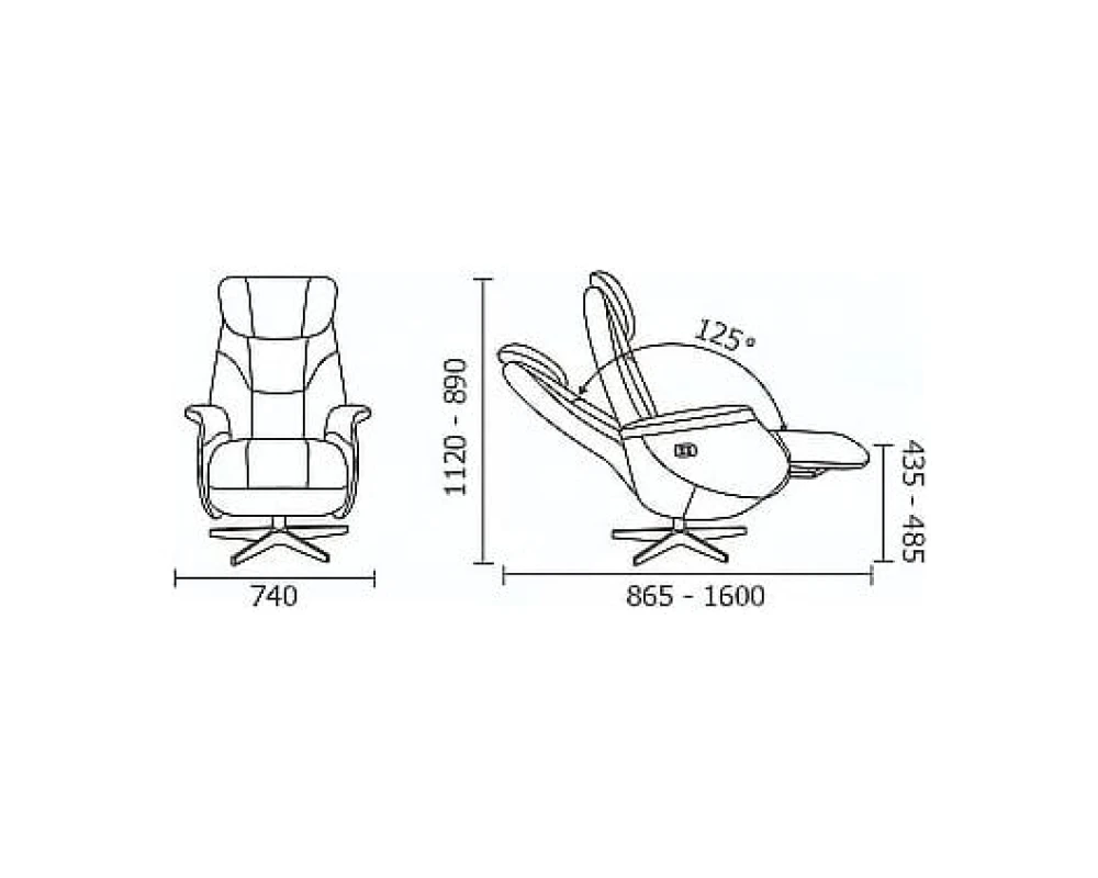 Кресло Relax Monarch