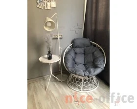 Столик журнальный SHT-CT11 Белый муар images