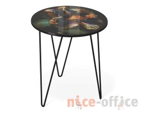 Столик журнальный SHT-CT27 Ночной цветок/Черный муар images