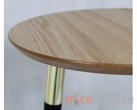 Столик кофейный SHT-CT17 Дуб весенний/Черное дерево/Латунь images