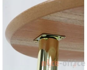 Столик кофейный SHT-CT17 Дуб весенний/Черное дерево/Латунь images