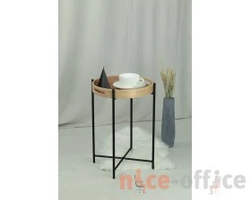 Столик кофейный SHT-CT30 Черный муар/Прозрачный лак images