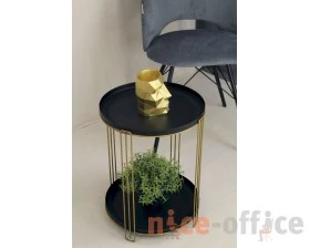 Столик кофейный SHT-CT31 Золото/Черный муар images