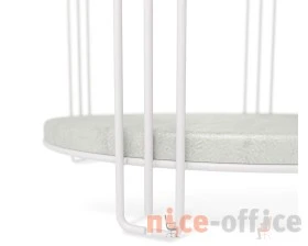 Столик кофейный SHT-CT33-1 Белый муар/Бетон лофт images