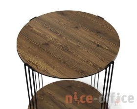 Столик кофейный SHT-CT33 Черный муар/Светлый орех images