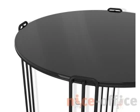 Столик кофейный SHT-CT34 Черный муар/Черный глянец images