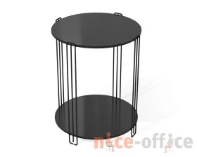 Столик кофейный SHT-CT34 Черный муар/Черный глянец images