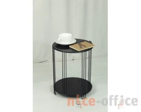 Столик кофейный SHT-CT34 Черный муар/Черный глянец images