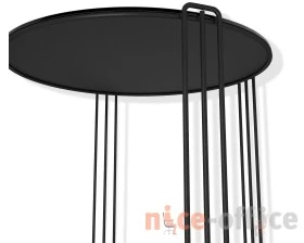 Столик кофейный SHT-CT34 Черный муар/Черный глянец images