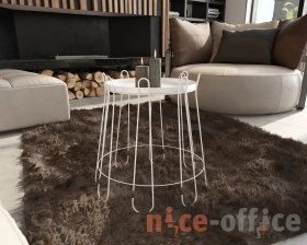Столик кофейный SHT-CT6 Белый муар images
