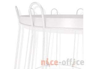 Столик кофейный SHT-CT6 Белый муар images