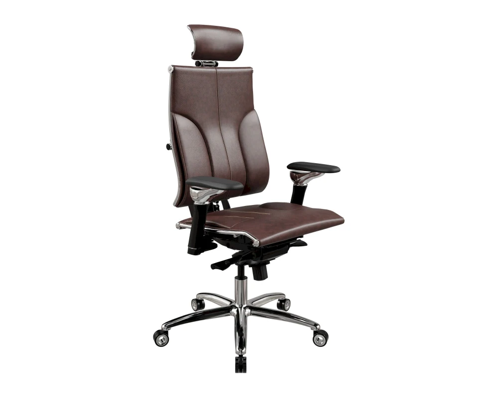 Кресло Y 4DT L2-10D - Genuine (M06.B34.G04.W04) (Темно-коричневый(Черный))